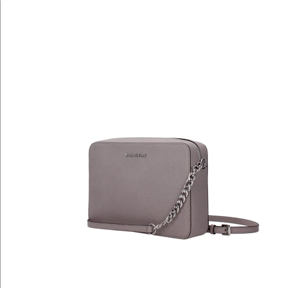 Michael Kors Grey Jet Set Crossbody Bag - Picture 2 of 10